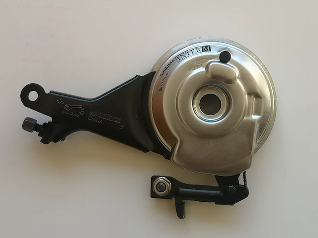 Ca. 45x trommelrem (rollerbrake), shimano, inter-m br-im31-r, grijs / chroom - afbeelding 1 van  6
