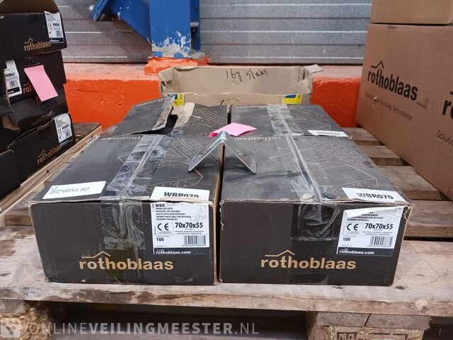 Ca. 460x hoekbeugel rothoblaas, wbr070 - afbeelding 1 van  4