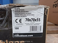 Ca. 460x hoekbeugel rothoblaas, wbr070 - afbeelding 2 van  4