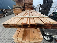 Ca. 46x douglas halfhoutsrabat, 18x130mm, lengte 300cm - afbeelding 1 van  3