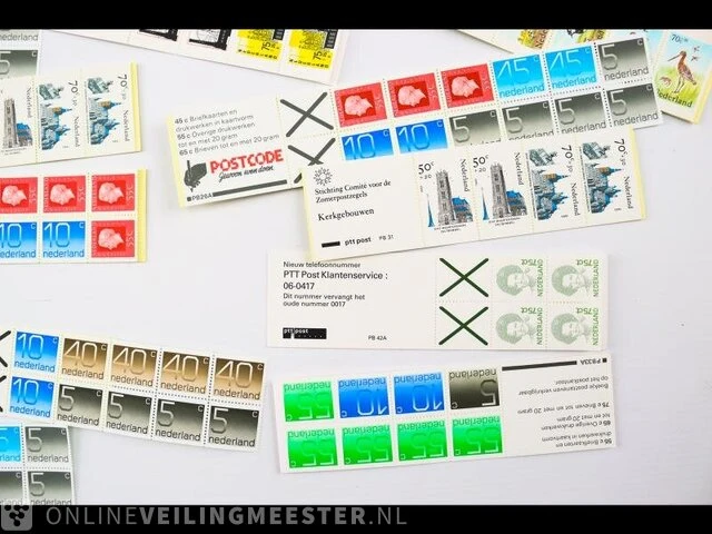 Ca. 46x postfrisse postzegelboekjes nederland - afbeelding 5 van  15
