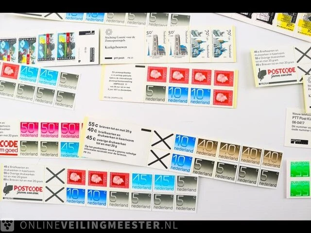 Ca. 46x postfrisse postzegelboekjes nederland - afbeelding 6 van  15