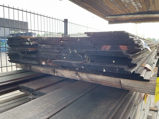 Ca. 47x douglas wisselsponning, 18x190mm, lengte 300cm - afbeelding 3 van  3