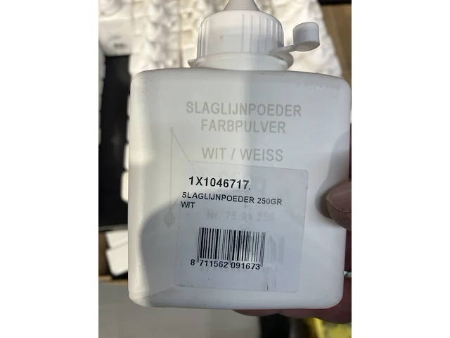 Ca. 47x skandia slaglijnpoeder wit - afbeelding 1 van  1