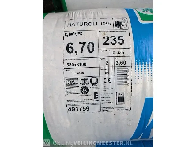 Ca 48 rol isolatie knauf, naturoll 035 - afbeelding 4 van  8