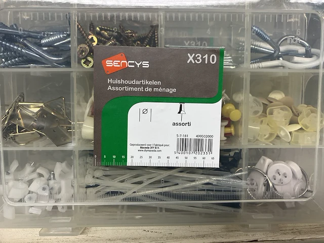 Ca. 48x assortiment box huishoudelijke bevestigingsartikelen - afbeelding 2 van  3