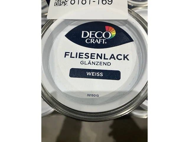 Ca. 48x blikken tegelverf, decocraft, wit - afbeelding 2 van  4