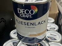 Ca. 48x blikken tegelverf, decocraft, wit - afbeelding 3 van  4