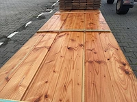 Ca. 48x douglas wisselsponning/halfhoutsrabat, 18x190mm, lengte 300cm - afbeelding 1 van  3