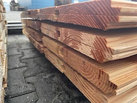 Ca. 48x douglas wisselsponning/halfhoutsrabat, 18x190mm, lengte 300cm - afbeelding 3 van  3