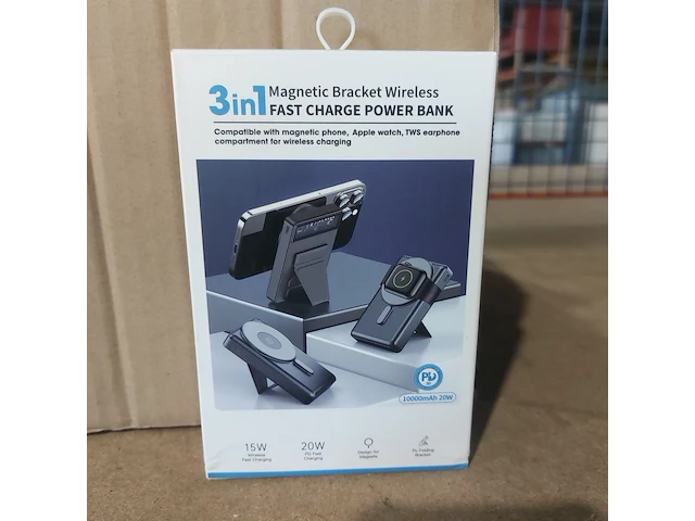 Ca. 48x energixx magfase powerbank, energixx, zwart - afbeelding 2 van  2