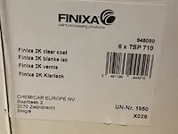 Ca. 48x spuitbussen finixa 2k blanke lak finixa - afbeelding 3 van  4