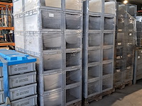 Ca. 48x stapelbaar opbergkrat, grijs - afbeelding 1 van  5