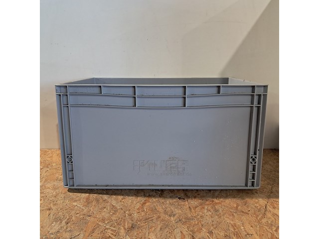 Ca. 48x stapelbaar opbergkrat, grijs - afbeelding 2 van  5