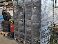 Ca. 48x stapelbaar opbergkrat, grijs - afbeelding 1 van  3
