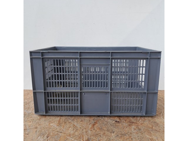 Ca. 48x stapelbaar opbergkrat, grijs - afbeelding 2 van  3
