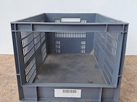 Ca. 48x stapelbaar opbergkrat, grijs - afbeelding 3 van  3