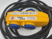 Ca. 48x stekkerblok 4-voudig brennenstuhl, powerblock, geel - afbeelding 2 van  4