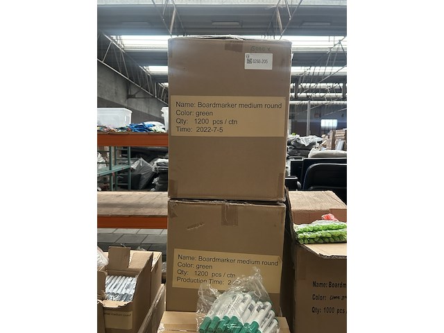 Ca. 5000x boardmarker regular round tip groen sam creative - afbeelding 3 van  6