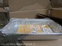 Ca. 500x aluminium bakje aluchef, 2200cc - afbeelding 4 van  6