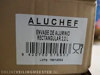 Ca. 500x aluminium bakje aluchef, 2200cc - afbeelding 6 van  6