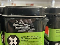 Ca. 500x expanded diverse pluggen en ijzerwaren in blik - afbeelding 5 van  10