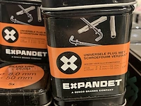 Ca. 500x expanded diverse pluggen en ijzerwaren in blik - afbeelding 9 van  10