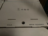 Ca. 500x verzend (brievenbus) doosjes a4, wit - afbeelding 3 van  5