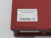 Ca. 500x zilveren munt wiener philarmoniker, 2021 - afbeelding 6 van  7