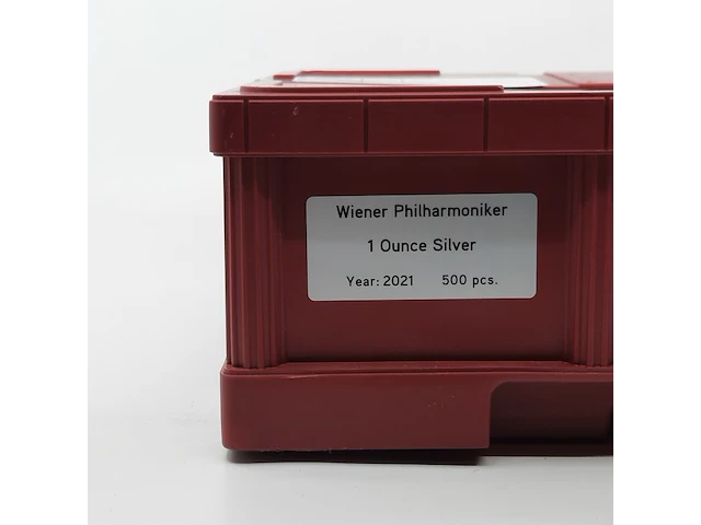 Ca. 500x zilveren munt wiener philarmoniker, 2021 - afbeelding 7 van  7