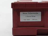 Ca. 500x zilveren munt wiener philarmoniker, 2021 - afbeelding 7 van  7