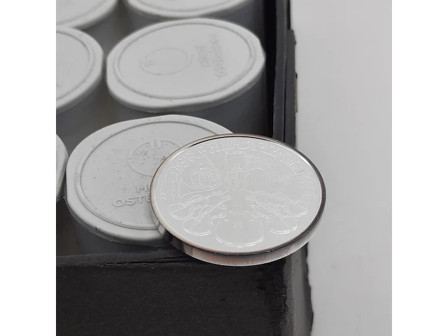 Ca. 500x zilveren munt wiener philarmoniker, republic osterreich, 2014 - afbeelding 5 van  10