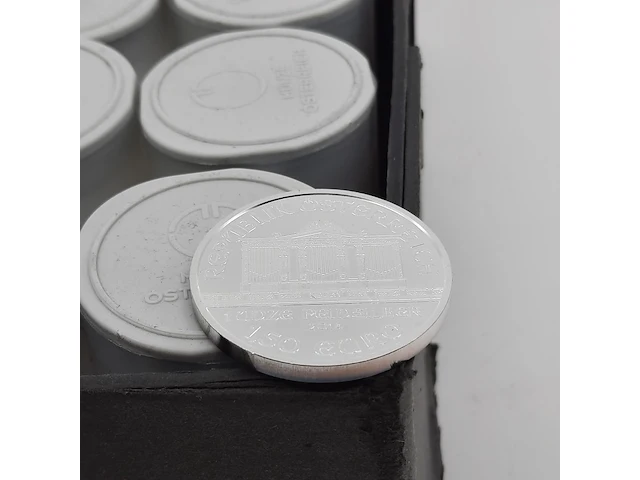 Ca. 500x zilveren munt wiener philarmoniker, republic osterreich, 2014 - afbeelding 6 van  10