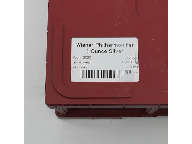 Ca. 500x zilveren munt wiener philharmoniker, 2020 - afbeelding 6 van  8