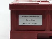 Ca. 500x zilveren munt wiener philharmoniker, 2020 - afbeelding 7 van  8