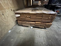 Ca. 50x angelim pedra planken geschaafd, 21x145mm, lengte 1/280cm, 1/340cm, 1/430cm, 47/465cm - afbeelding 3 van  3