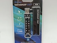 Ca. 50x beveiligde usb-stick, istorage, datashur pro 2, 4gb - afbeelding 1 van  2
