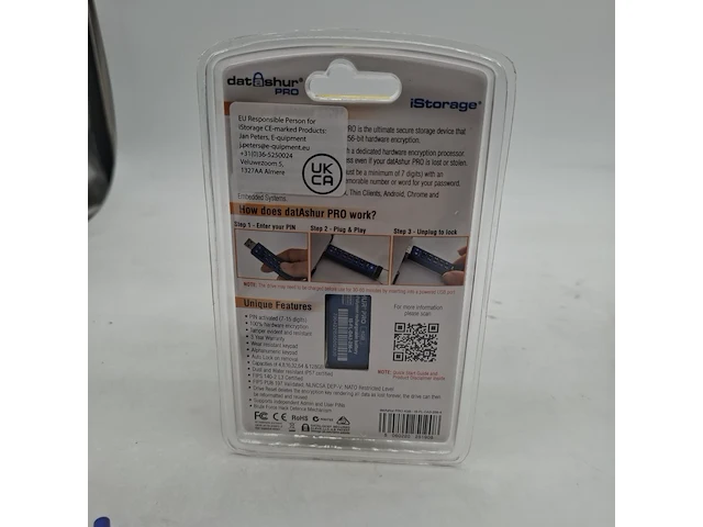 Ca. 50x beveiligde usb-stick, istorage, datashur pro, 4gb - afbeelding 2 van  3