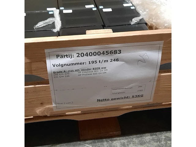 Ca. 50x desktop, hp, o.a. elitedesk 800 g4 - afbeelding 9 van  9