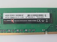 Ca. 50x dimm ddr3 4 gb 1600 mhz in doos turbox - afbeelding 4 van  4