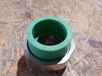 Ca. 50x driedeligekoppeling messing 1 duim x 32mm ppr , ifan - afbeelding 3 van  6