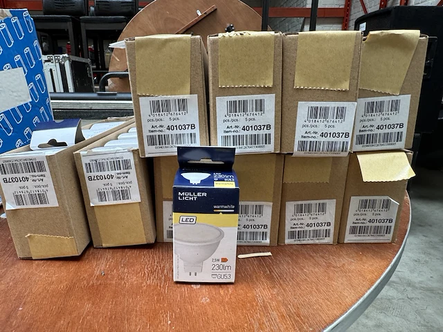 Ca. 50x gu5.3 led lamp warm wit müller licht - afbeelding 1 van  3