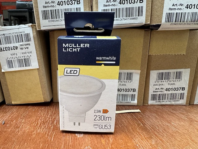 Ca. 50x gu5.3 led lamp warm wit müller licht - afbeelding 2 van  3