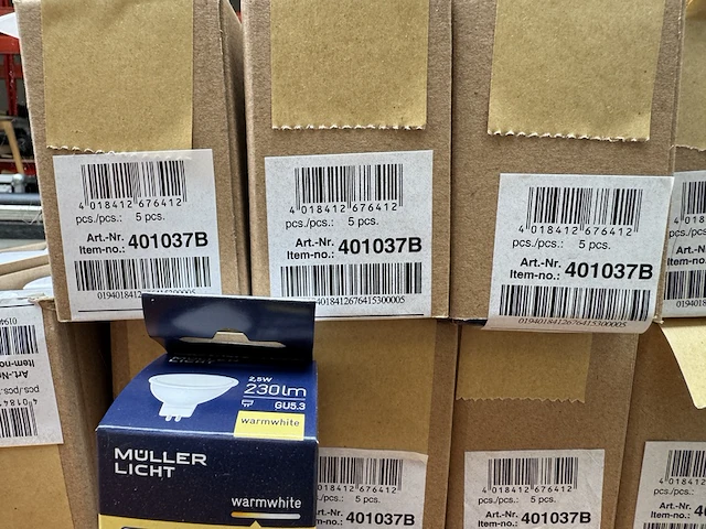 Ca. 50x gu5.3 led lamp warm wit müller licht - afbeelding 3 van  3