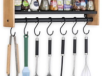 Ca. 50x keuken wandplank 60x35x11, bruin - afbeelding 1 van  3