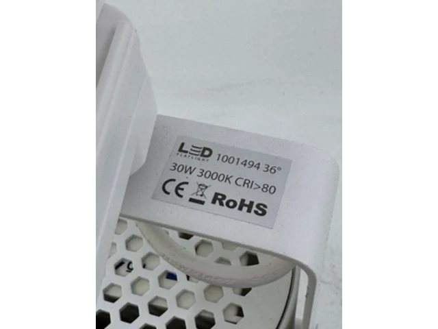 Ca. 50x led railspot, led flatlight, 1001494, wit - afbeelding 3 van  5