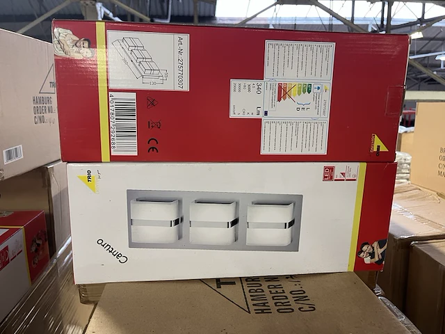 Ca. 50x led wandlamp met ingebouwde led trio, canturo - afbeelding 1 van  3
