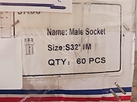 Ca. 50x pex koppeling 32mm x1 duim male , ifan, 2023 - afbeelding 7 van  7