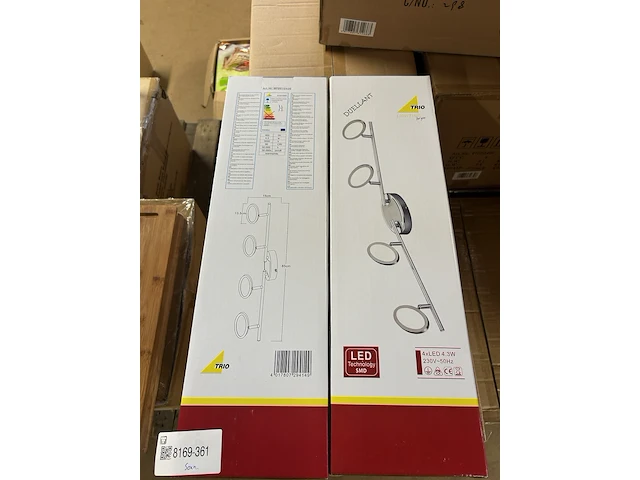 Ca. 50x plafondlamp led geïntegreerd, trio - afbeelding 2 van  5