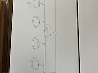 Ca. 50x plafondlamp led geïntegreerd, trio - afbeelding 3 van  5
